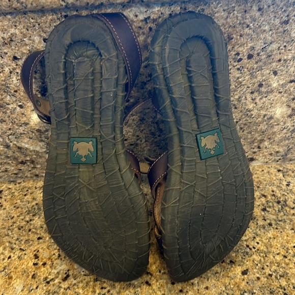 Woman’s El Naturalista Brown Leather Sandals, Size 41 - Picture 2 of 6
